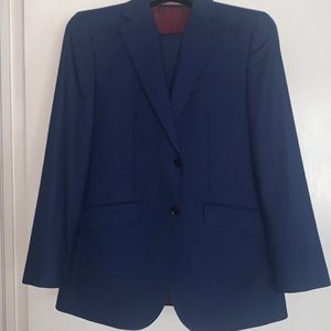 Charles Tyrwhitt navy blue suit jacket and pants